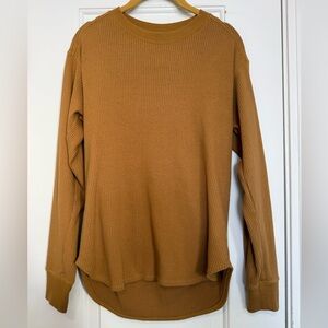 Uniqlo Ribbed Long Sleeve Oversized Top Size XS